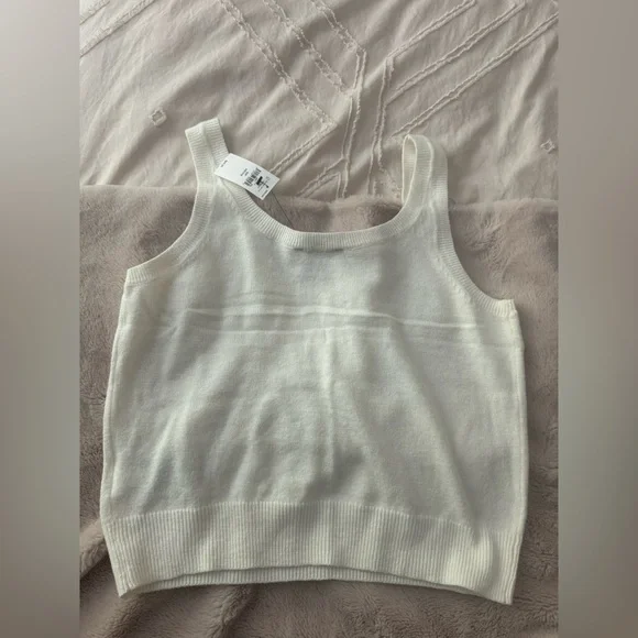 NWT GAP CashSoft Cropped Tank Top SP - Picture 4 of 7